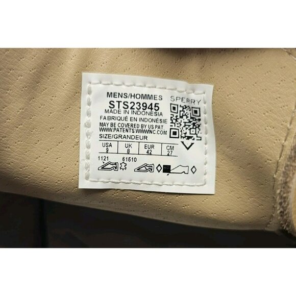 Sperry  Men's Top  Sider A/O Plushwave 2.0  Sand  Boat  Shoes  Size 9 M - Picture 12 of 16